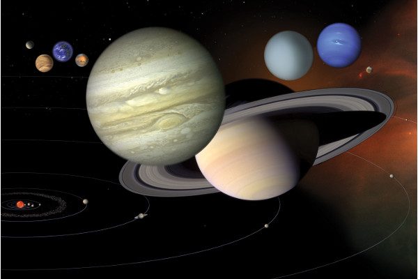 新的小行星示意图（图片来源：维基百科）