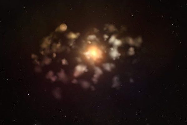 有一颗名为RZ Picseum的恒星会将环绕它的行星压碎成巨大的尘埃和气体云（图片来源：NASA）