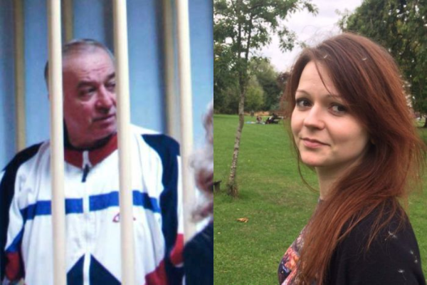 图中为遭到神经毒剂袭击的斯克利帕尔和女儿尤利娅（AP: Misha Japaridze, Facebook: Yulia Skripal)。