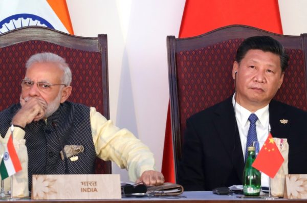 中国国家主席习近平与印度总理莫迪（图源：AP）
