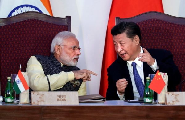 中國國家主席習近平與印度總理莫迪（圖源：AP）