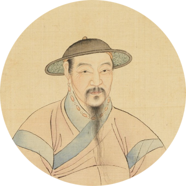  赵孟頫自画像 (图片来源：维基百科）