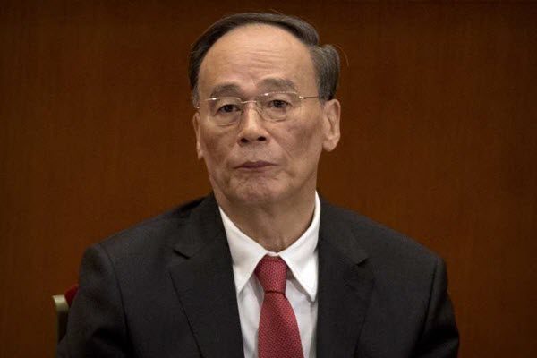 港媒披露王岐山将在今年3月担任中共国家副主席 AP