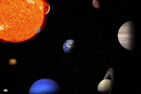 太陽系（圖片來源：pixabay）