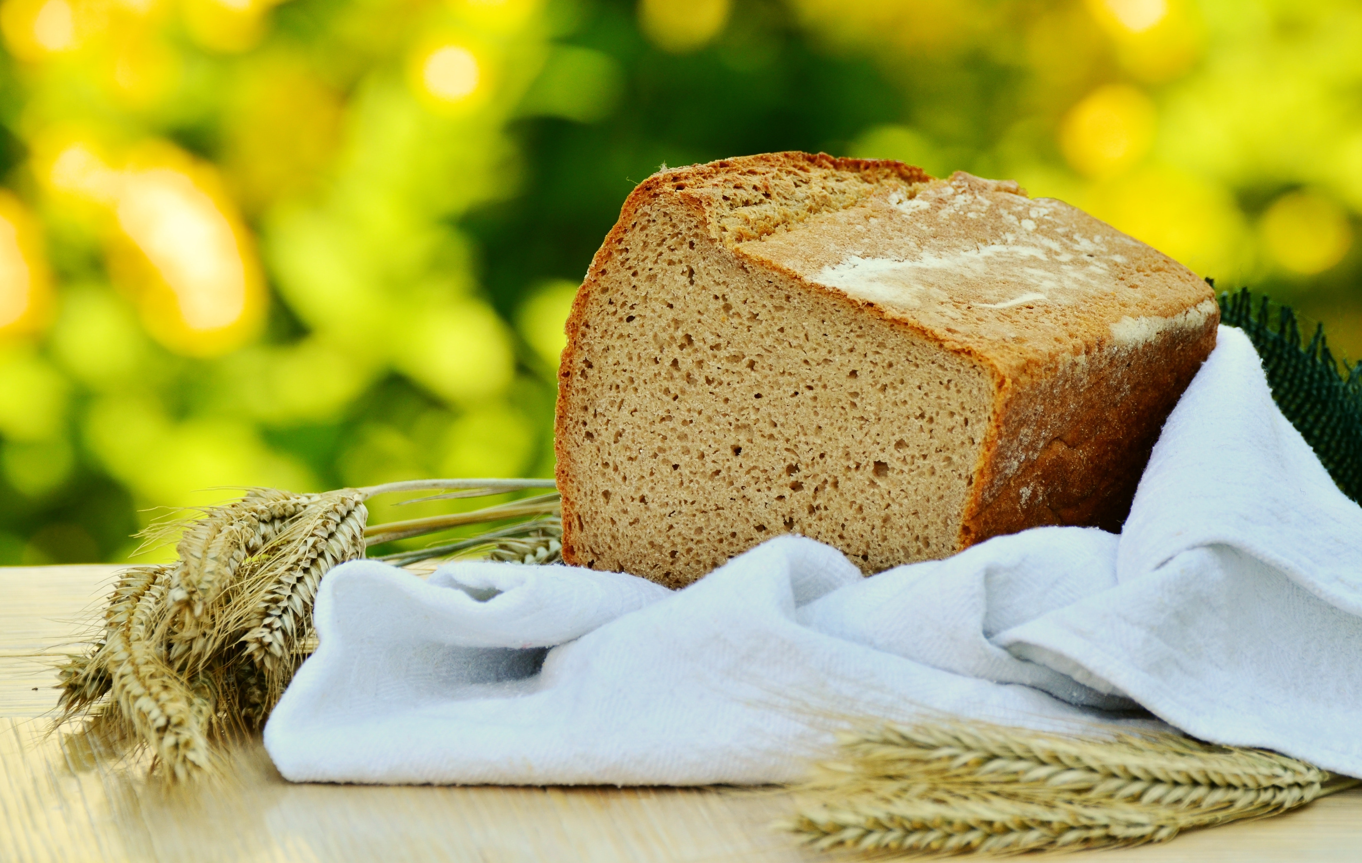 小麦穗与健康全麦面包44776_美食文化_美食类_图库壁纸_68Design