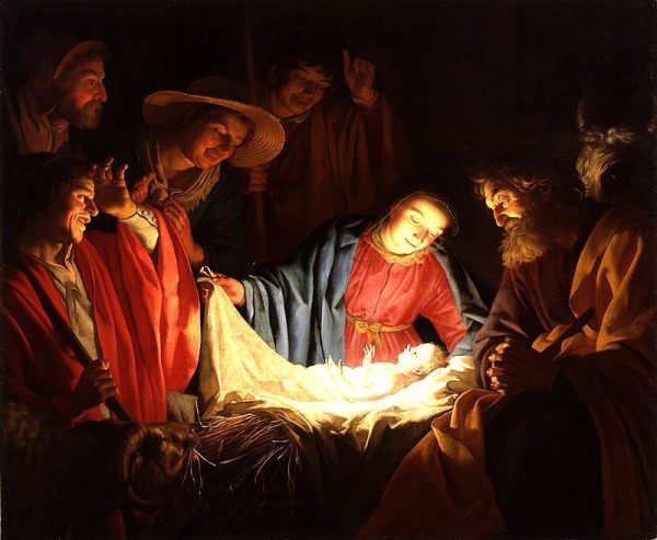  聖母馬利亞處女懷孕與耶穌的誕生(圖片：公有領域)