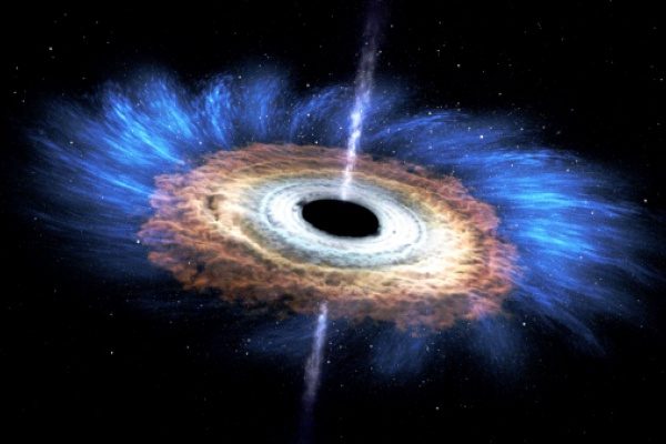 黑洞(圖片來源: NASA)