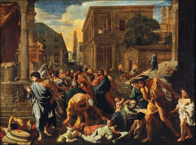 油画《阿什杜德的瘟疫》 （图片来源：维基百科）