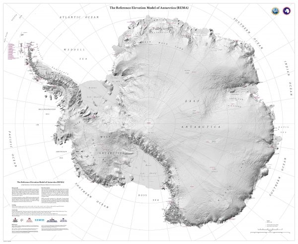 南極地圖（圖片來源：news.osu.edu）