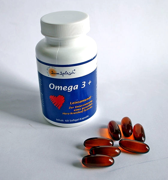 脂肪酸omega3、(图片：Wikimedia)