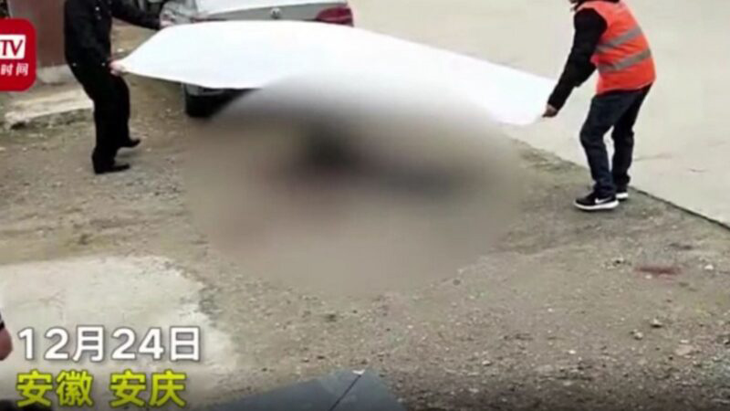 安徽省一名男子疑不满妻子要求离婚，竟在大街上将妻子的人头砍了下来。（网络图片）