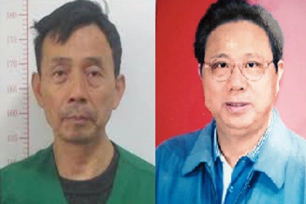 被指杀害邓世平的疑凶杜少平(左)和前校长黄炳松（右） 网络图片