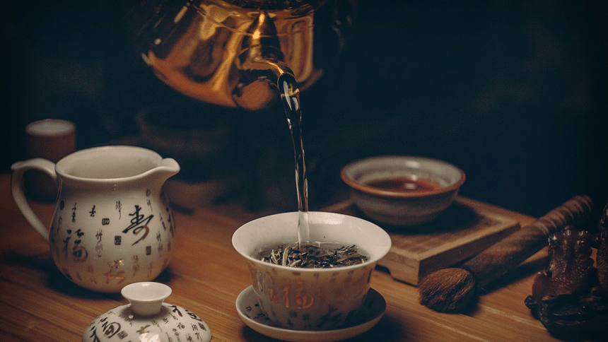 绿茶、蜂蜜（图片：pixabay）