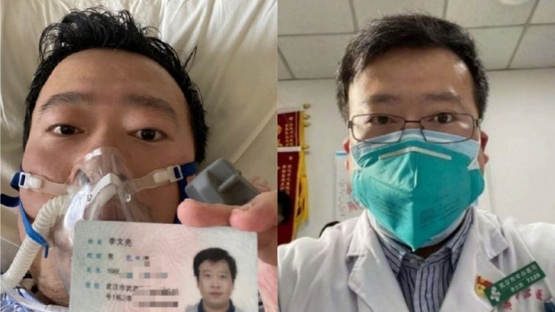 武汉中心医院眼科医师李文亮，7日凌晨因感染武汉肺炎去世，年仅34岁。（网络图片）