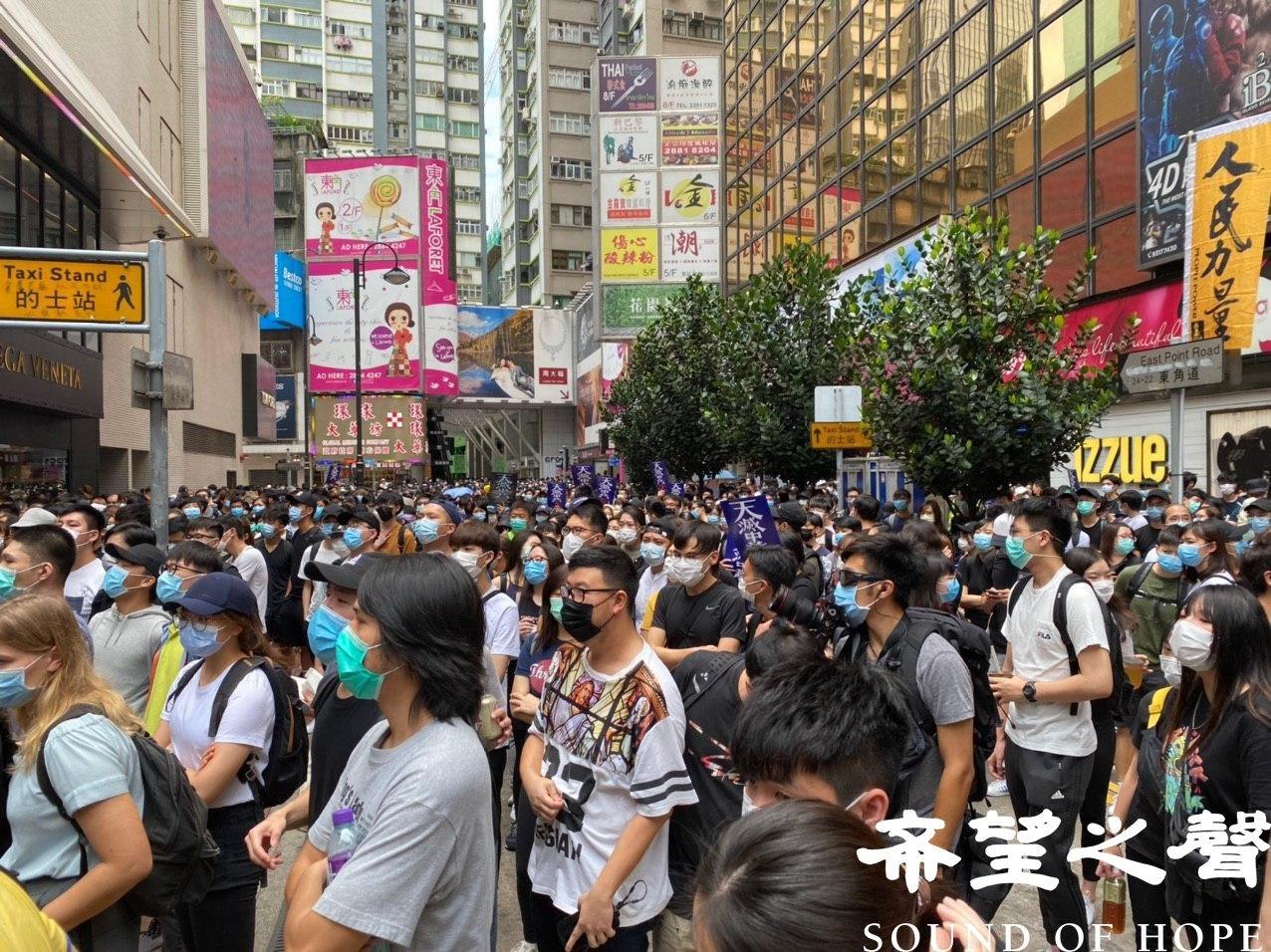 網民發起反惡法大遊行,大批香港市民響應。(鄭銘/SOH)