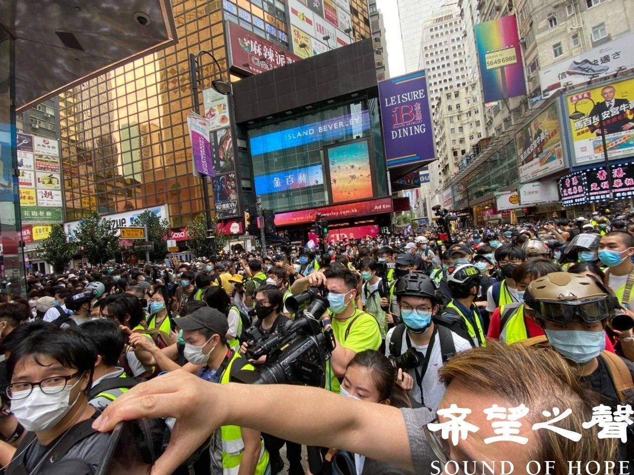 網民發起反惡法大遊行,大批香港市民響應。(鄭銘/SOH)