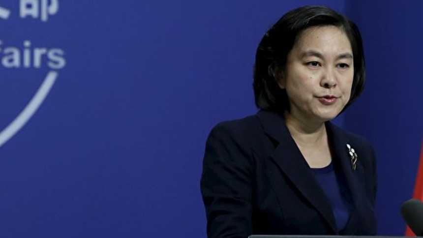 中共外交部發言人華春瑩曾入列被網民評選的「2013年度中國人渣榜」。（大紀元資料室）