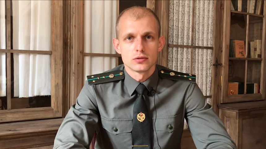 白俄边防军军官 警察军队宣誓效忠的不是总统和政府而是人民 白俄罗斯格罗德诺 防军官瓦斯科 呼吁警察军队 站到人民一边