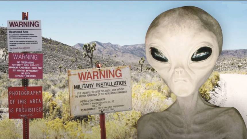 UFO猎人日前声称在51区附近发现了一个“外星人地下基地”？