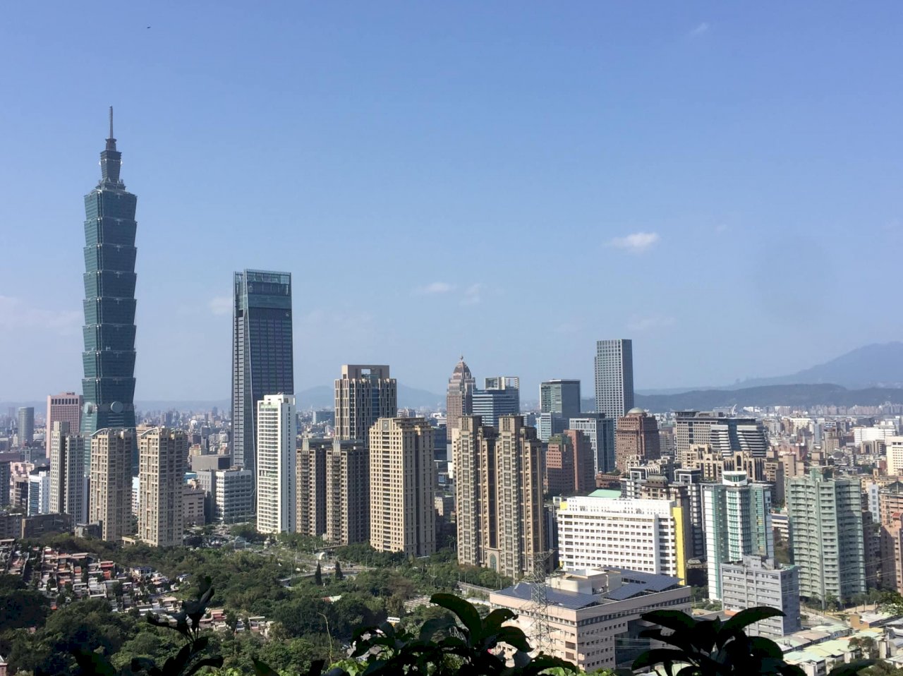 臺灣逐漸取代香港，成爲國際媒體報導中國的新根據地。圖爲臺北市景。