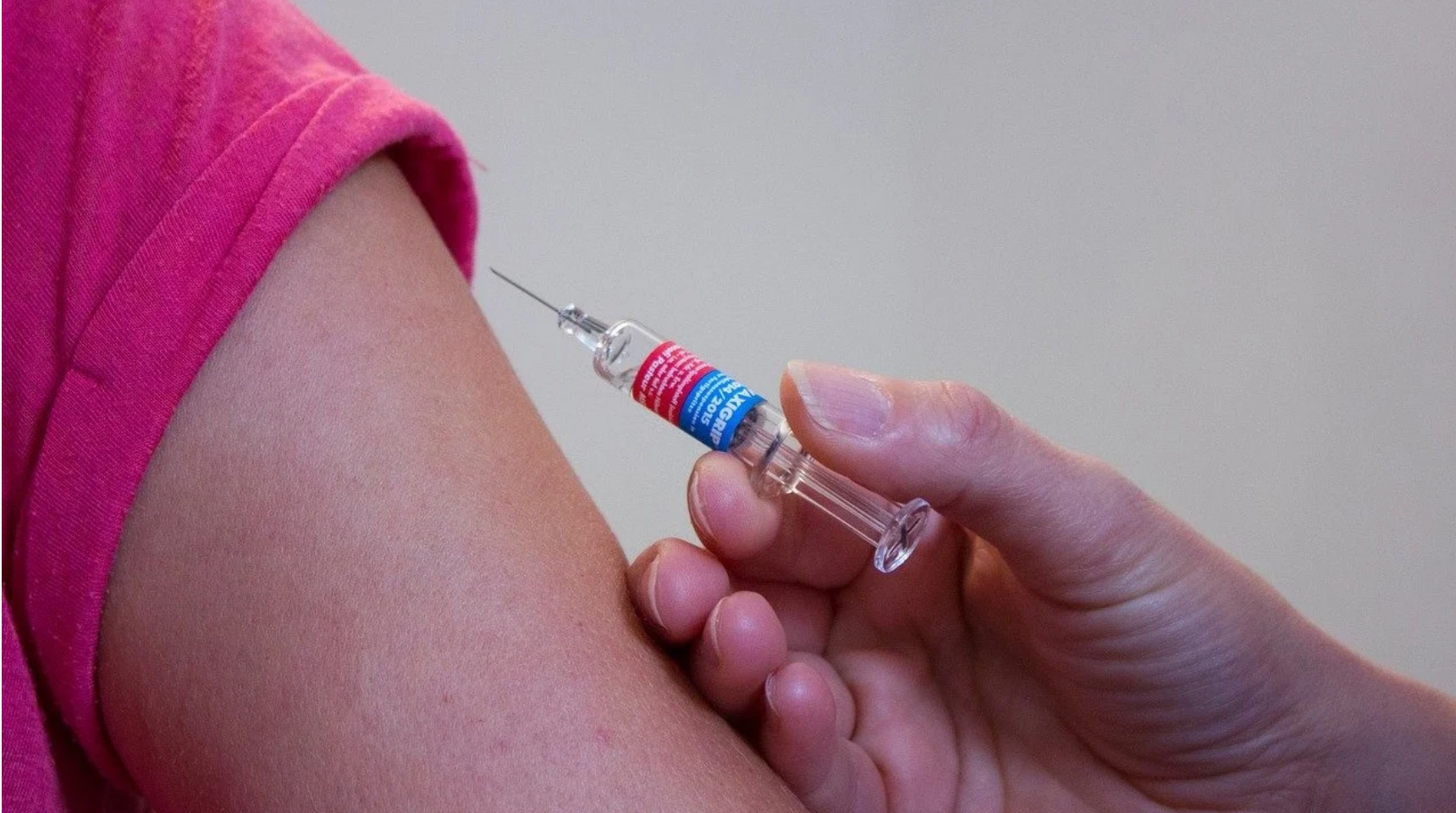 圖中為疫苗接種。（圖片來源：Pixabay）