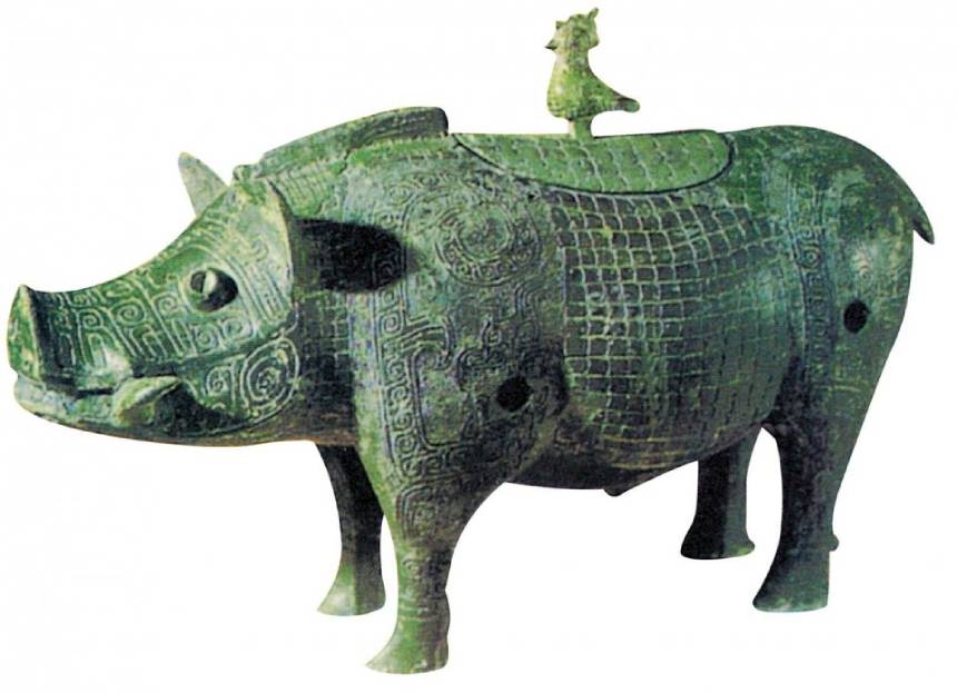 多年前的牛形銅觥現世精美造型驚艷世界  五千年歷史  青銅器