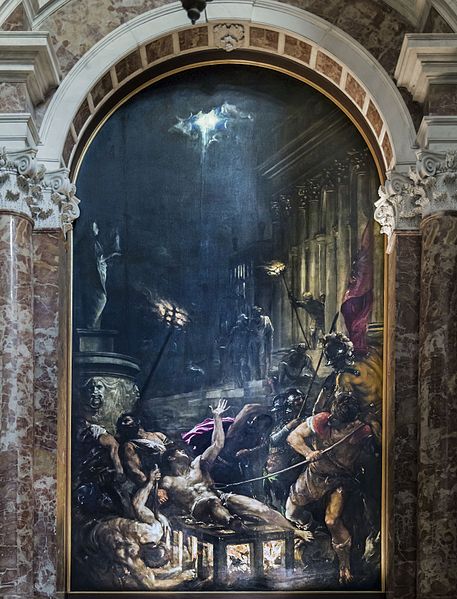 洛伦佐被烧烤而死（图片：16世纪画家提香画作《圣洛伦佐的殉道》）