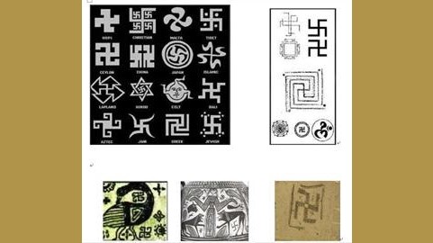 “卍”是一个历史悠久的符号，在世界各国的文明或史前文化中，都陆续发现了带有“卍”（读万字符）的器具、物品。(网络图片)