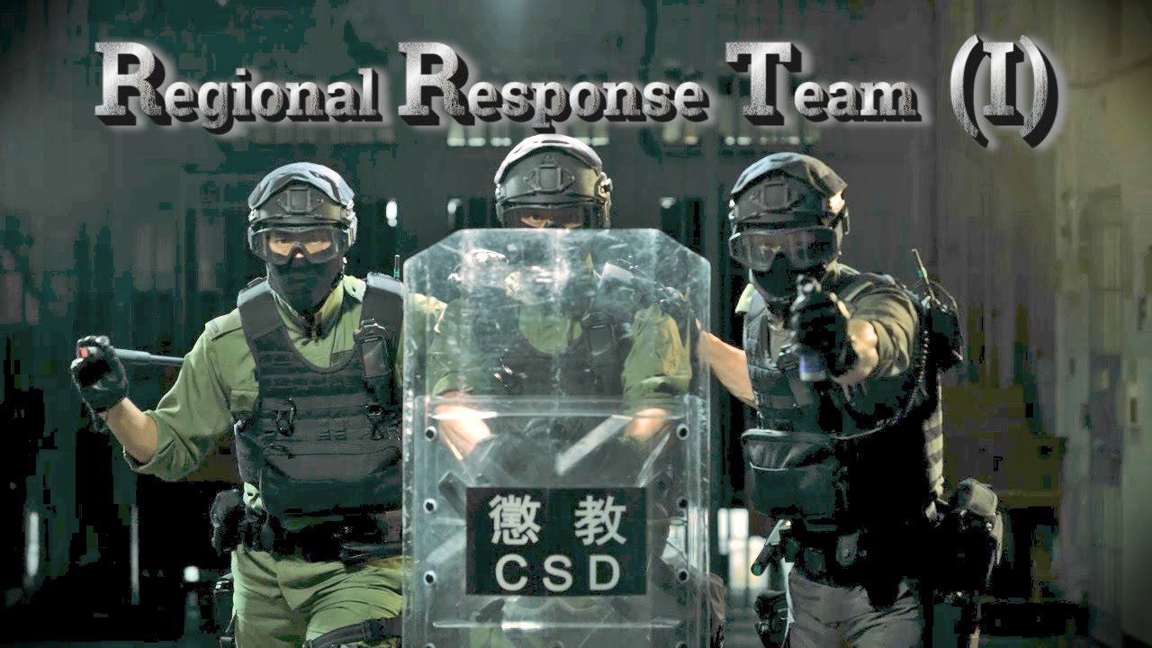 香港惩教署黑豹部队。   图 : 翻摄自youtube