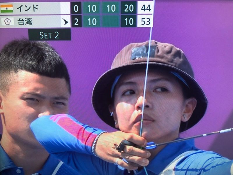 日本《富士電視台》在比賽時的記分板上也是顯示「台灣」。