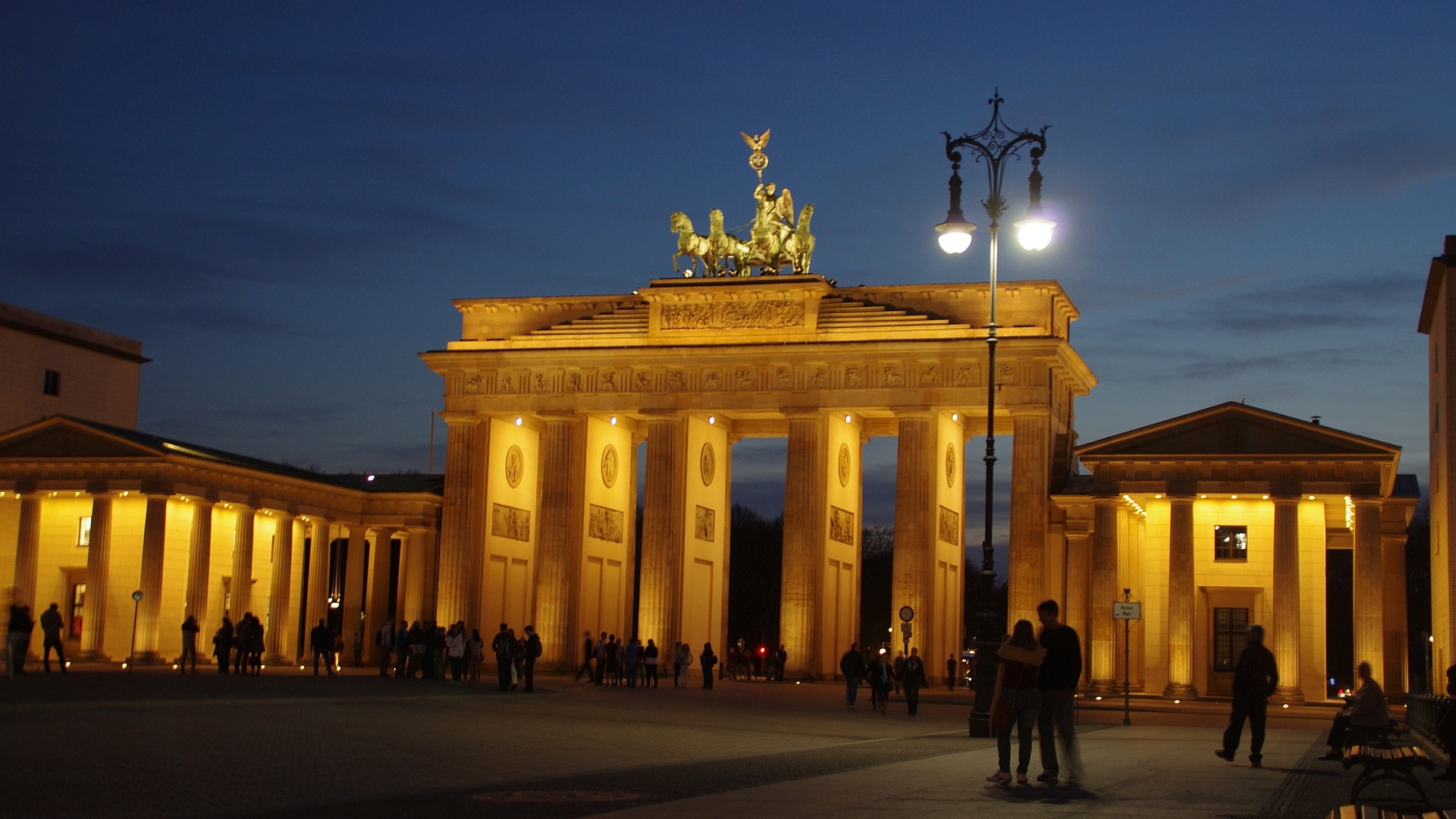 圖為德國首都柏林的知名景點：布蘭登堡門（德語：Brandenburger Tor）（圖片來源：Pixabay）