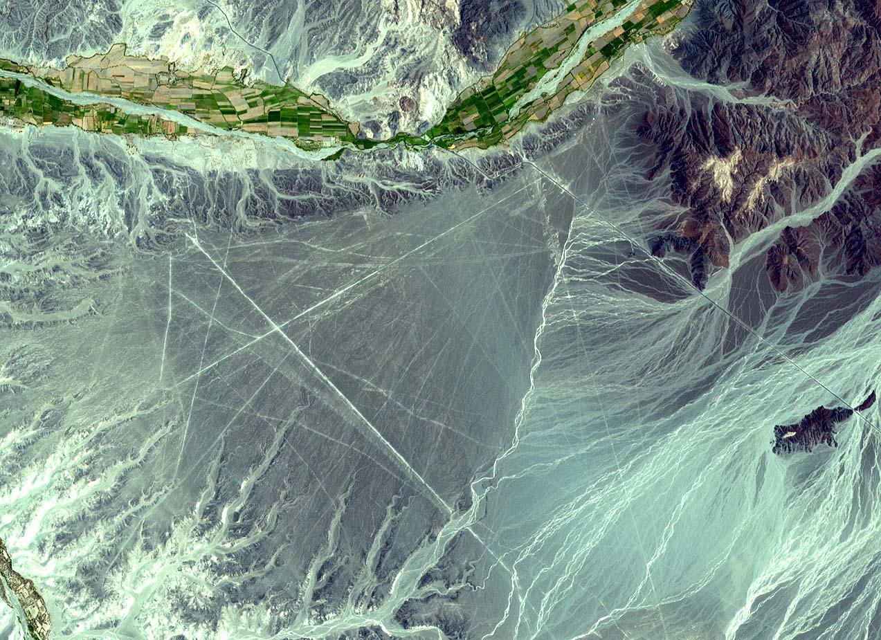 纳斯卡线。（图片：NASA)