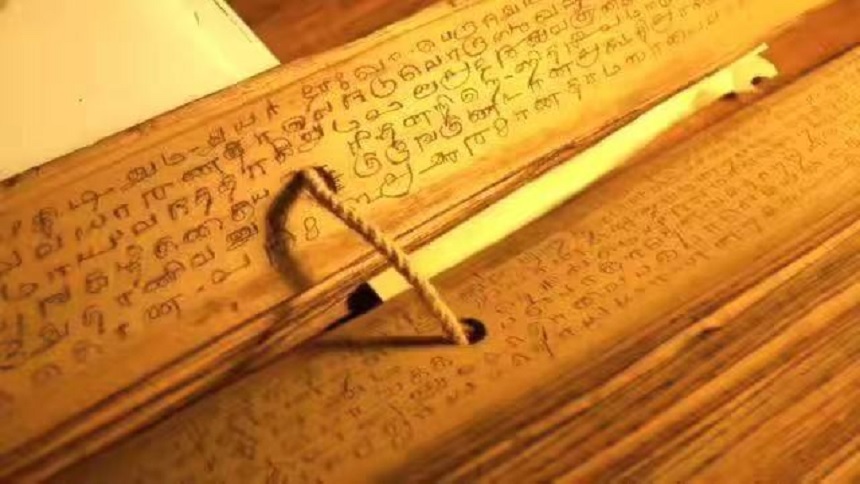 纳迪叶上的文字全部都是以古泰米尔文以诗歌形式刻写在棕榈叶上，文字艰深难懂，所有的正宗传承解读师都必须接受几十年以上的训练，且代代相传延续。