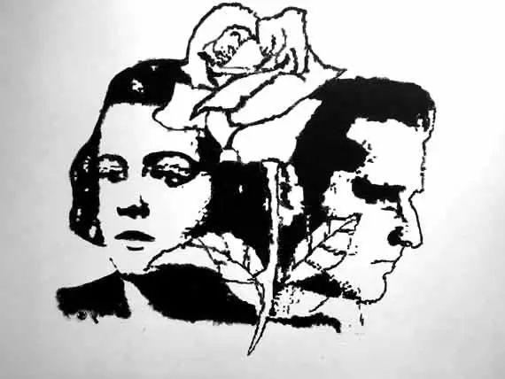 “白玫瑰”是纳粹德国时期一个知名的非暴力反抗组织。以此真人真事拍成的影片《希望与反抗》（Sophie Scholl – Die letzten Tage）在2005年的柏林电影节上斩获多项大奖并曾获2006年奥斯卡提名。（图片来源：电影海报）