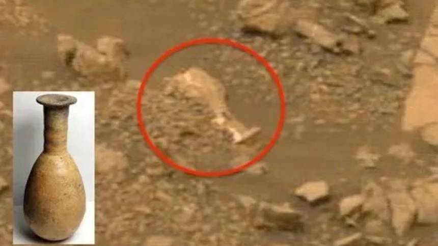 火星好奇號拍到古老陶瓷瓶  天文探討