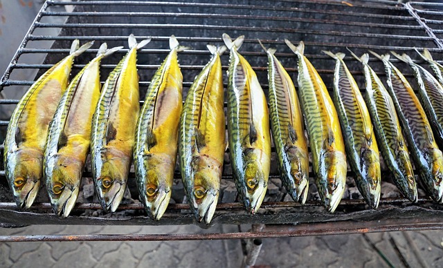 烤秋刀魚 （pixabay）