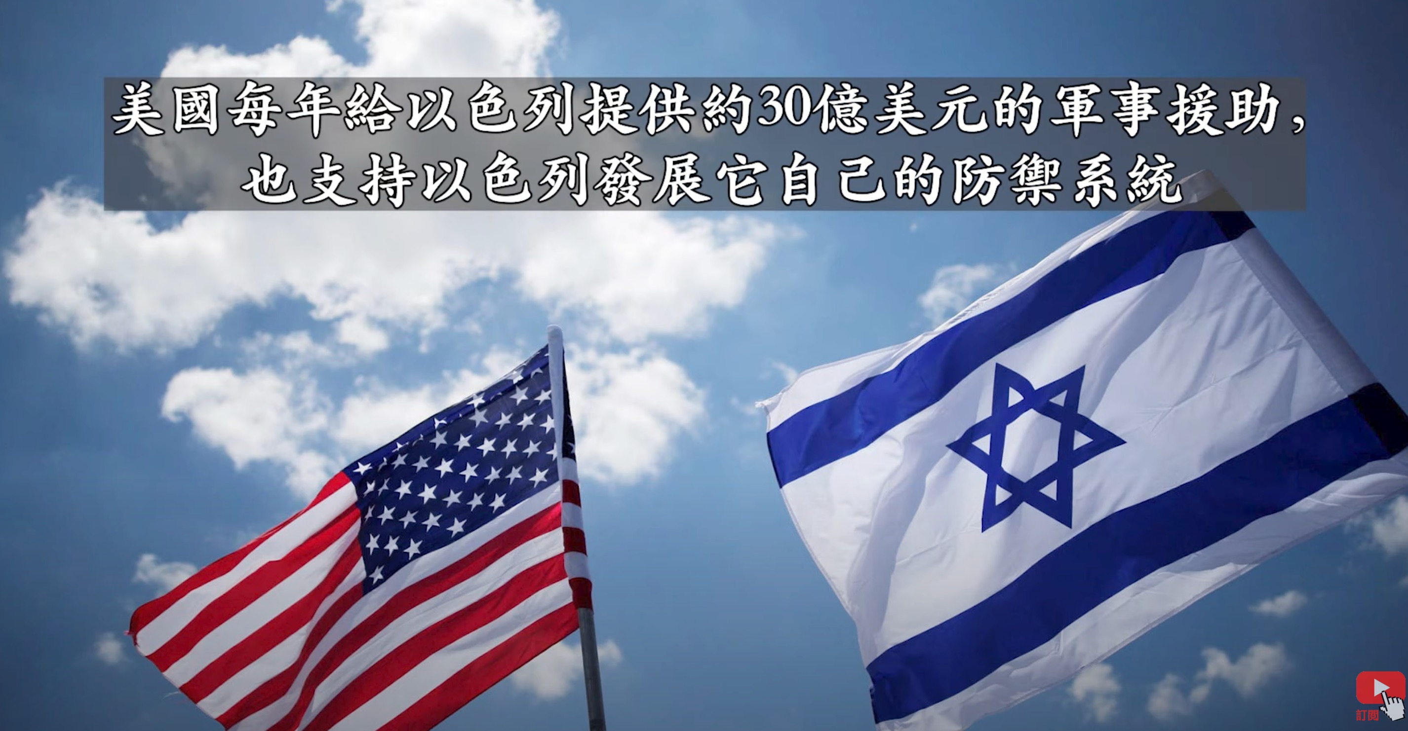 美國對以色列提供安全保障