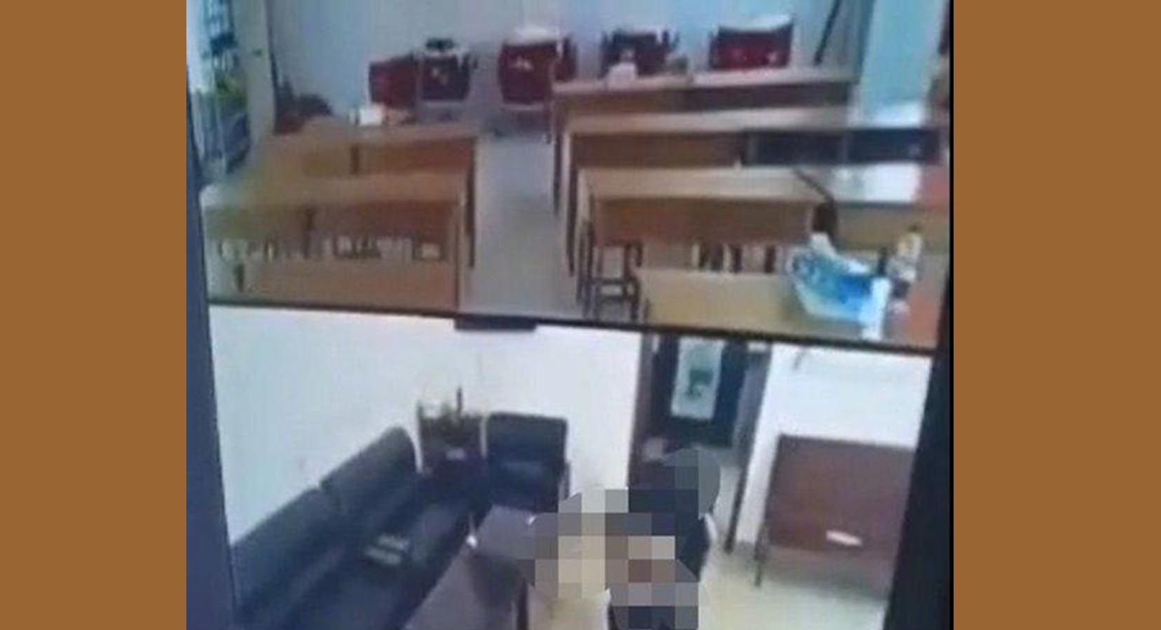 视像会议后未关视频山东潍坊男女官员淫乱画面曝光官方回应| 中共干部婚外情| 山东潍坊潍城区望留街道| 村书记和妇女主任| 不雅视频|