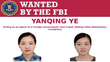 FBI通缉中共女中尉美国哈佛教授穿囚服出庭暂获保释| 美国司法部 