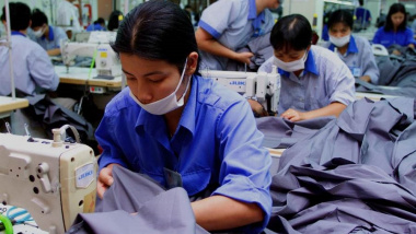 2018年越南進出口總額相當於GDP兩倍，在亞洲高居第二，已成爲「世界大工廠」。(美聯社資料照片)